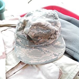 Authentic military camo hat 